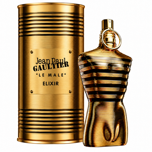Jean Paul Gaultier Le Male Elixir by JPG, 4.2 oz Parfum Spray for Men