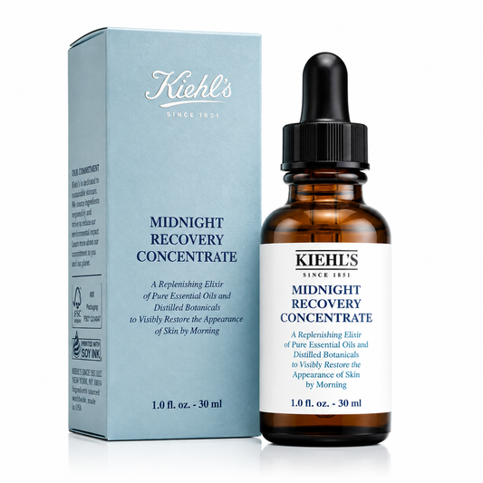 Kiehl’s Midnight Recovery Concentrate Face Oil 30ml | Overnight Skincare