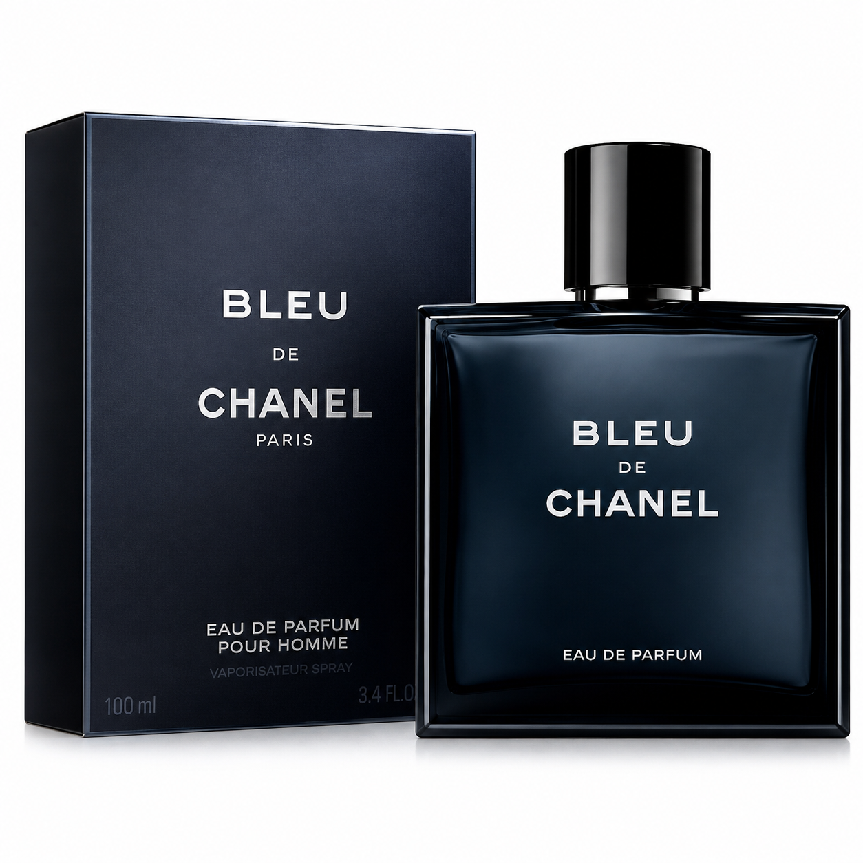 BLEU de CHANEL POUR HOMME 3.4 oz EDP Spray New Sealed - Free Shipping