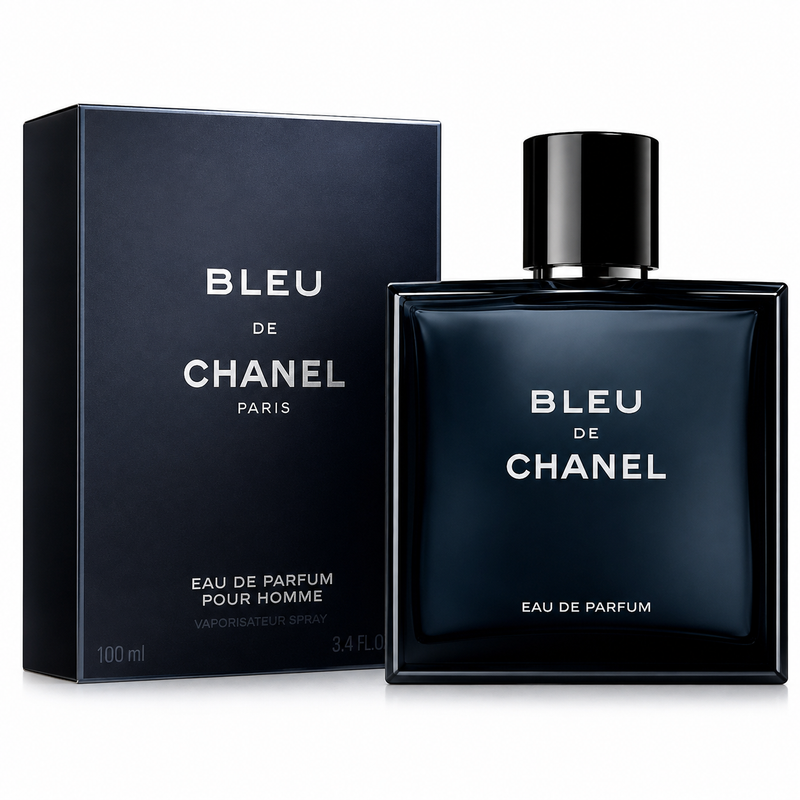 BLEU de CHANEL POUR HOMME 3.4 oz EDP Spray New Sealed - Free Shipping