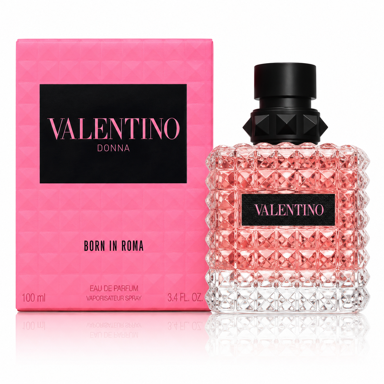 VALENTINO DONNA BORN IN ROMA EAU DE PARFUM SPRAY WOMEN 3.4 Oz / 100 ml BRAND NEW